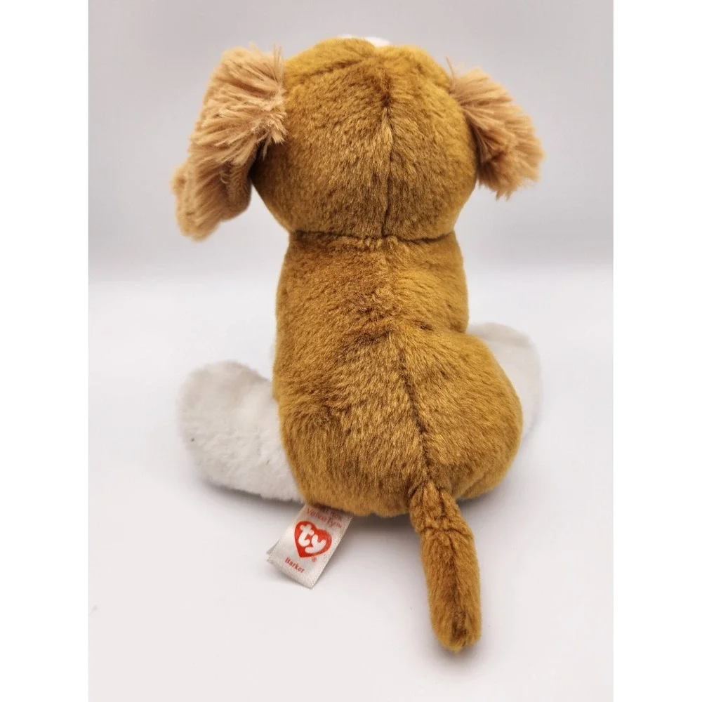 TY Beanie Baby - BARKER the Spaniel Dog Jan 24th 6